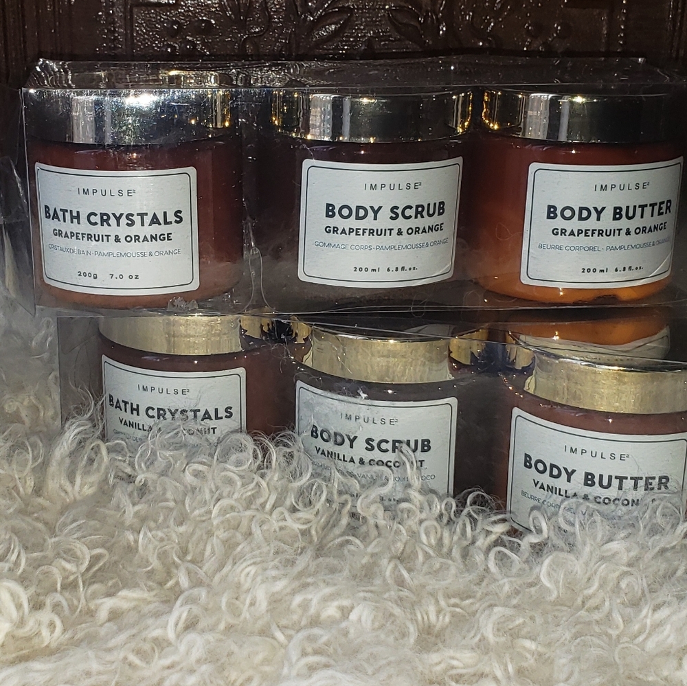 NWT IMPLUSE Bath & Body Set ( 3 pack) ea